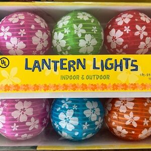 Target Multicolor Floral Lantern Lights